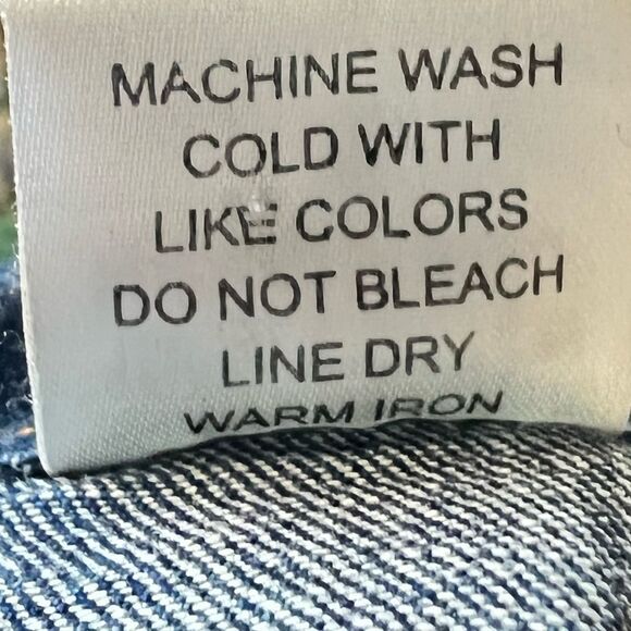 Foreman Burns Cowgirls Blue Jean Southwest Vest with silver stud details Size M - Picture 8 of 13